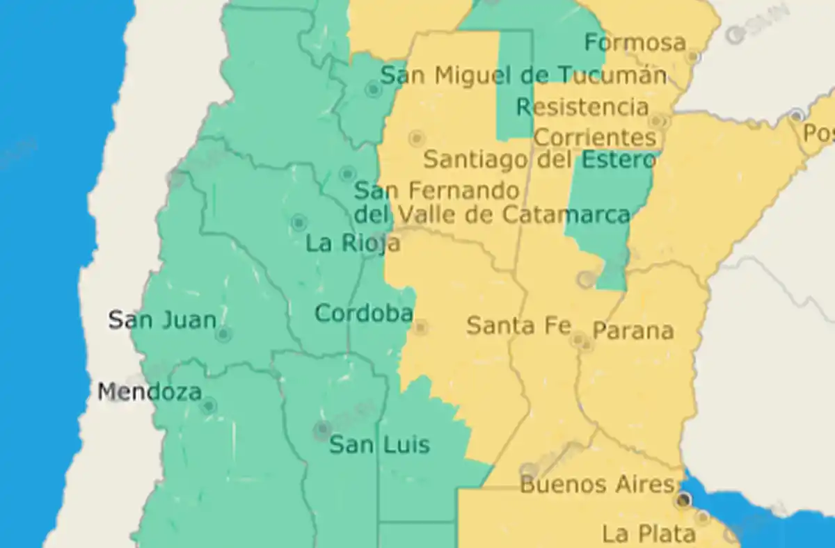 Medio país está en alerta meteorológica por vientos fuertes: las zonas afectadas