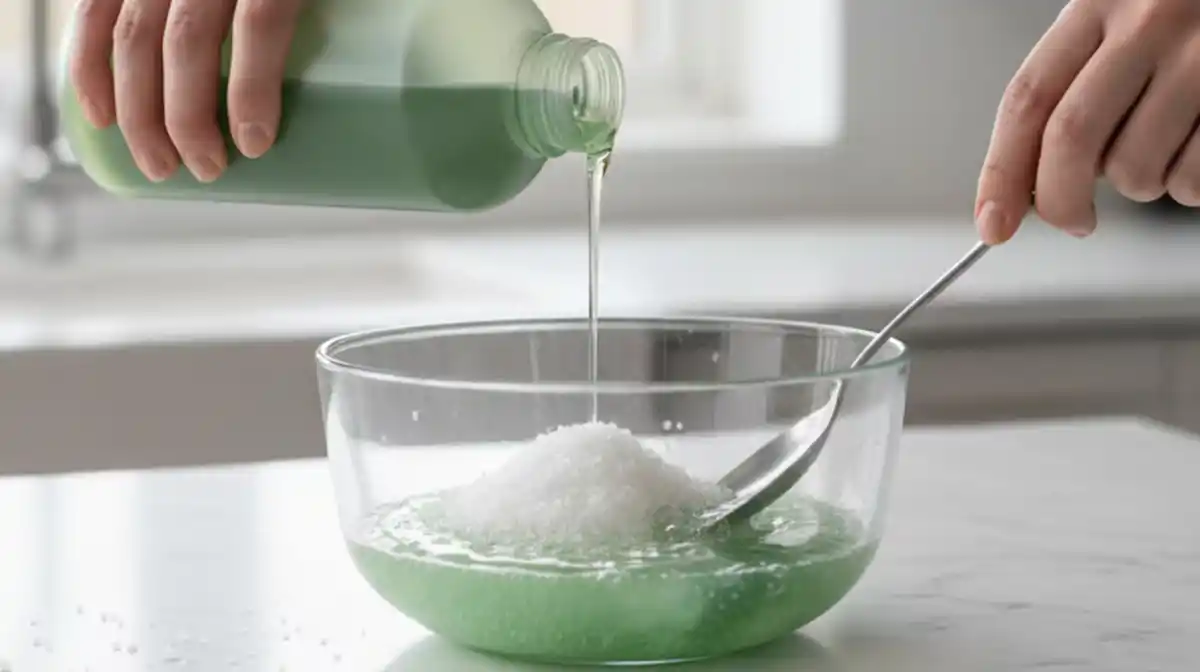 Cómo hacer un limpiador infalible con sal y detergente casero