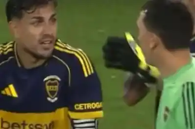 La bronca de Paredes con Marchesín en la derrota de Boca contra Defensa y Justicia