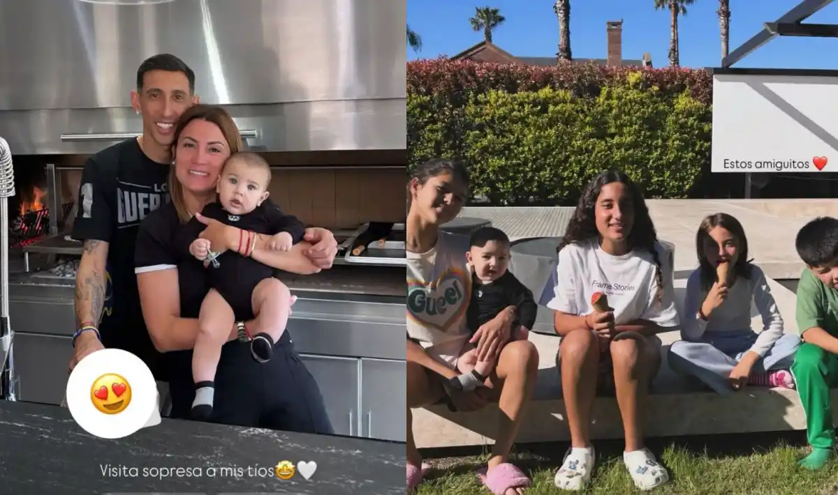 Camila Galante difundió la visita al Fideo a través de las redes sociales.