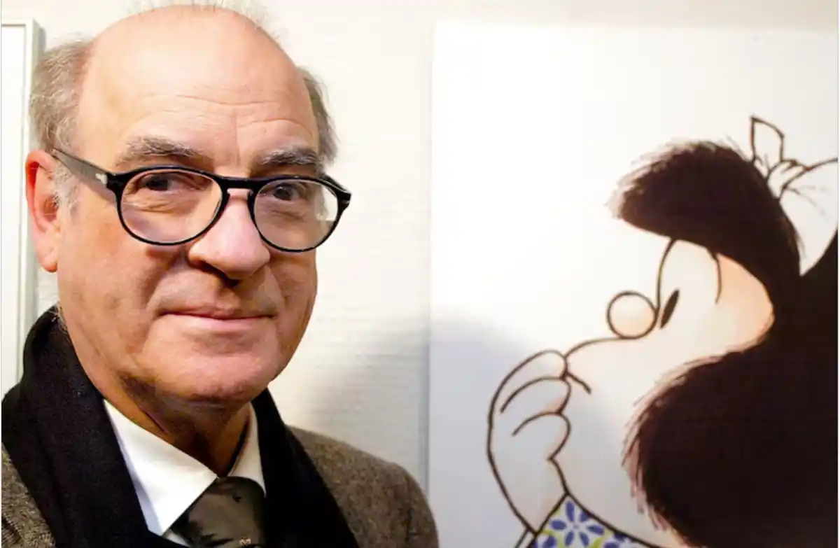 ARTISTA. Quino, el creador de Mafalda y de innumerables tiras, murió un día como este de 2020