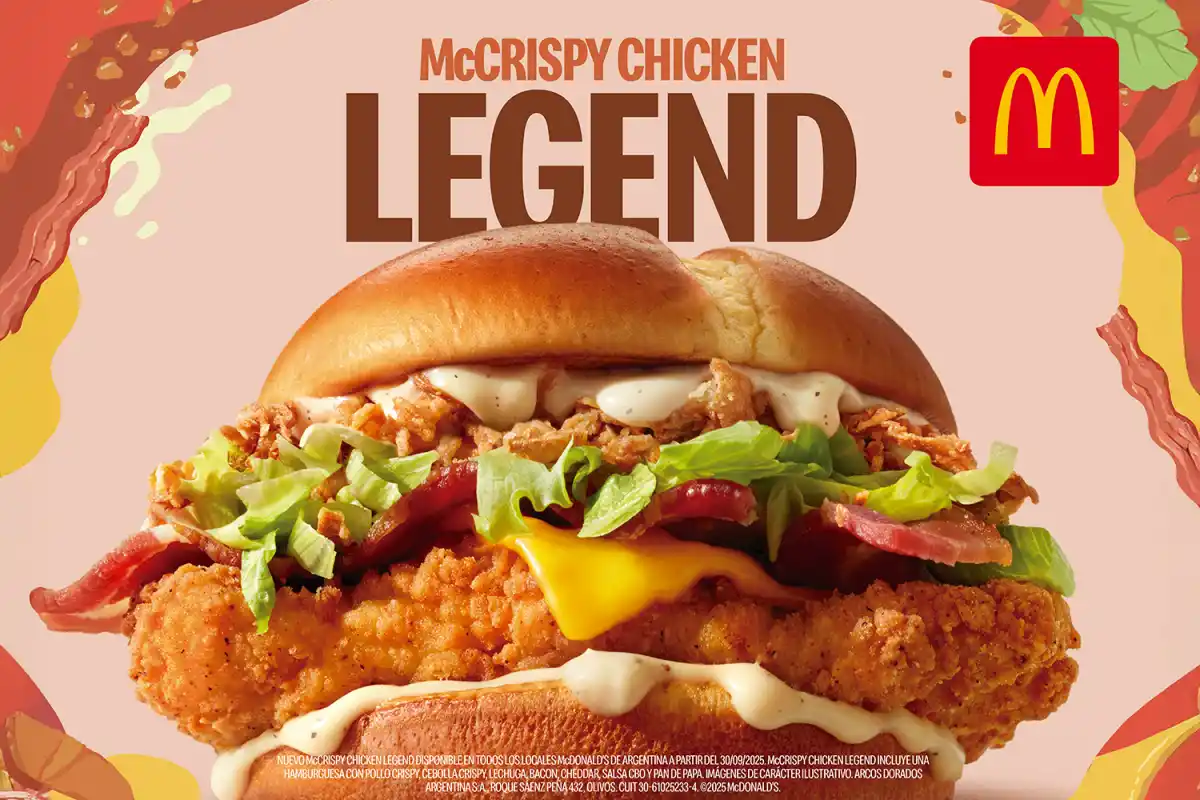 Un clásico renovado: McDonald’s trae a Tucumán la nueva McCrispy Chicken Legend