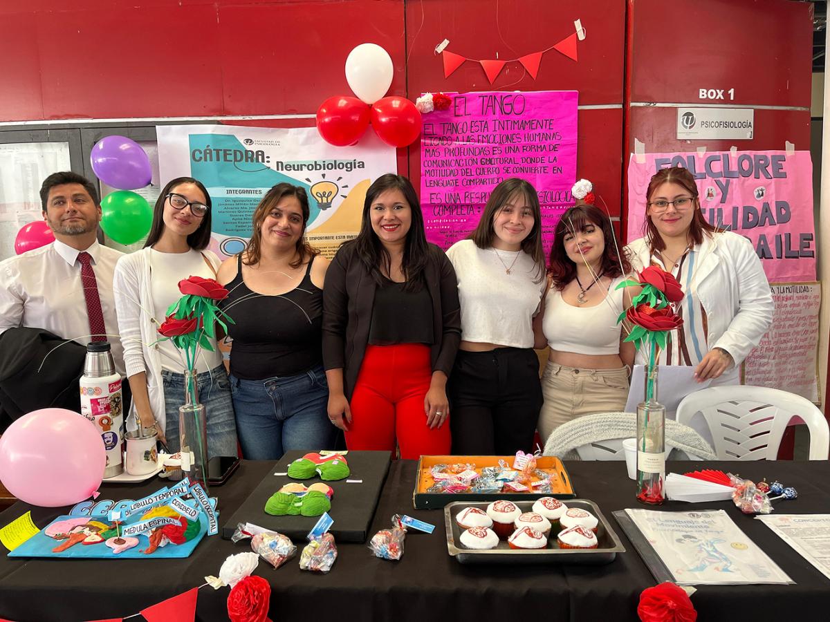 EXPO. La cátedra de Psicofisiología presentó su muestra con propuestas innovadoras.