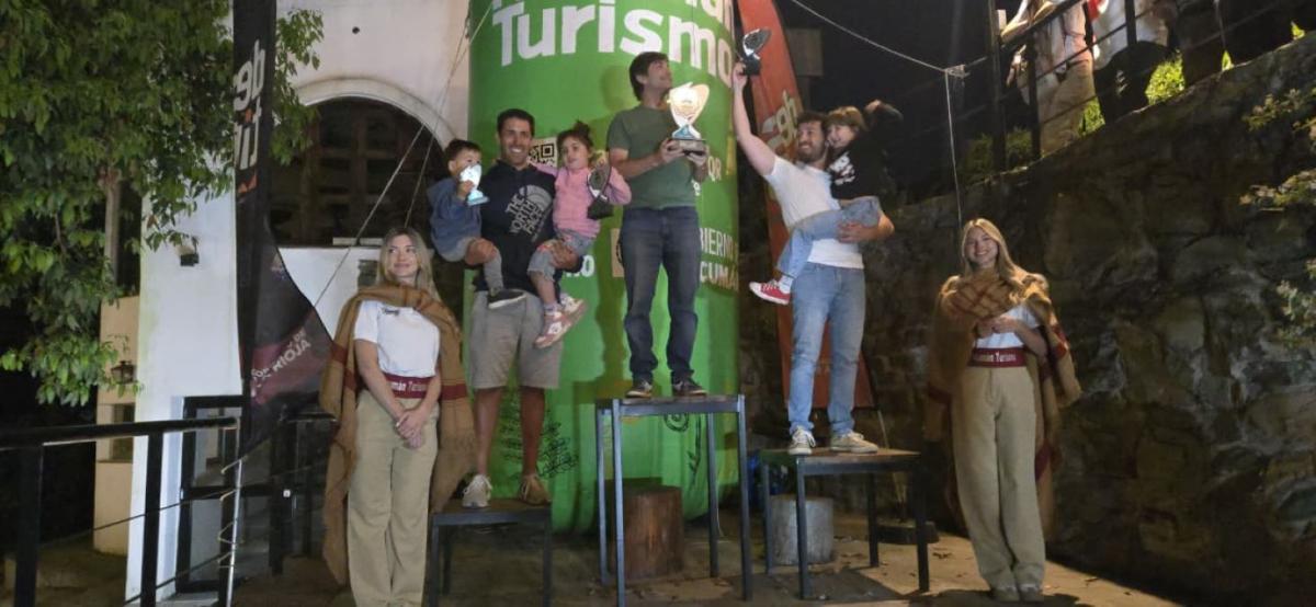 LA MAS COMPETITIVA. El podio de la categoría principal.