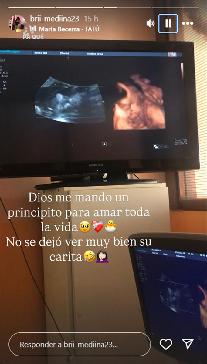 Doble buena noticia para Brisa, la hermana embarazada de Thiago Medina