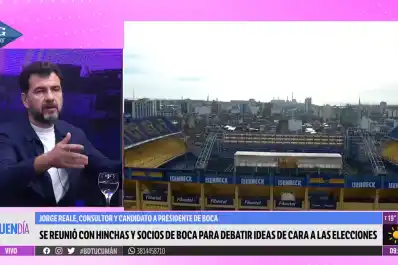 “El socio es el dueño del club”: Reale, aspirante a la presidencia de Boca en 2027, se reunió con hinchas en Tucumán