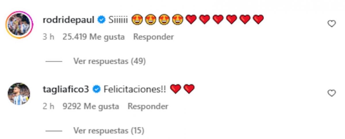 Dybala espera su primer hijo con Oriana Sabatini: las reacciones de los campeones del mundo en las redes