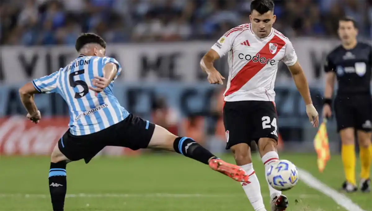 PARTIDAZO. Racing intentará seguir en carrera en la tercera competencia que afronta en el semestre mientras que River buscará torcer una temporada que viene siendo adversa. 