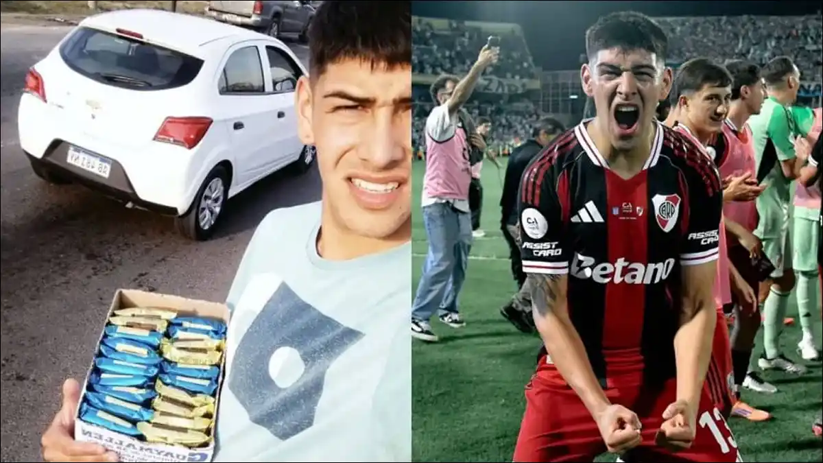 DEL ESFUERZO AL SUEÑO. Lautaro Rivero pasó de vender en la calle a ganarse un lugar en River y ahora en la Selección Argentina.