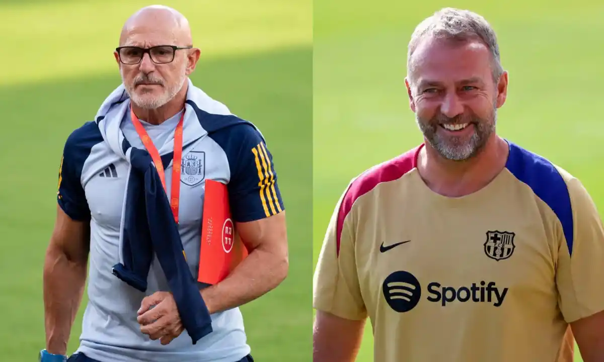 Luis de la Fuente respondió a las críticas de Hansi Flick por el estado de Lamine Yamal.