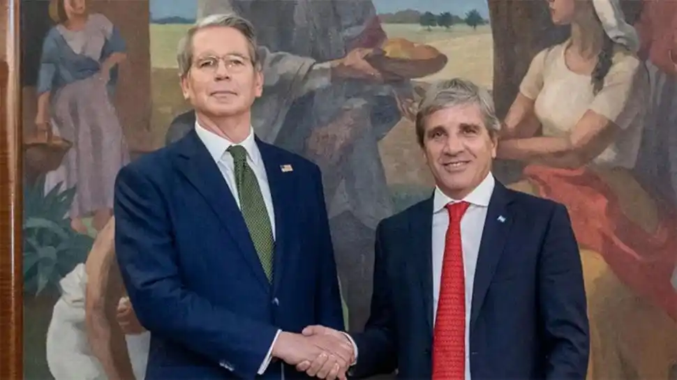 EN WASHINGTON. El ministro de Economía, Luis Caputo, buscará avanzar en el acuerdo con el secretario del Tesoro de EE.UU., Scott Bessent.