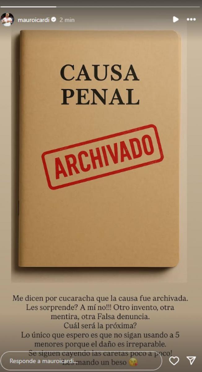 El posteo de Mauro Icardi.