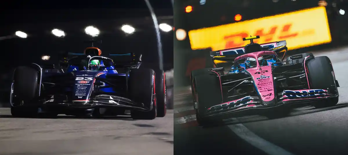 CAMBIA TODO. La exclusión de los autos de Williams por infringir el reglamento técnico permitió que el Alpine de Colapinto gane dos lugares en la grilla del GP de Singapur.