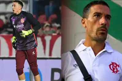 Yo salí campeón de América: Fernando Muslera y Dardo Miloc protagonizaron un tenso cruce tras el empate de Estudiantes con Barracas Central