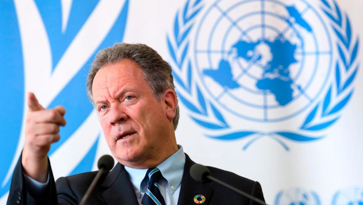 GANADOR DE 2020. El galardón al Programa Mundial de Alimentos fue entregado al entonces director ejecutivo David Beasley. / ONU