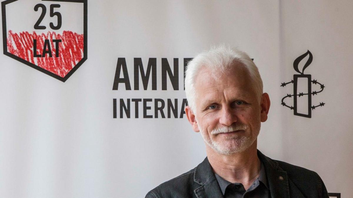 DEL 2022. Ales Bialiatski, activista bielorruso y fundador de la organización Viasna, estudió Filología e Historia Literaria. / AMNISTIA INTERNACIONAL