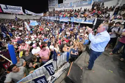Osvaldo Jaldo encabezó un acto en San Cayetano y presagió un triunfo contundente el 26 de octubre