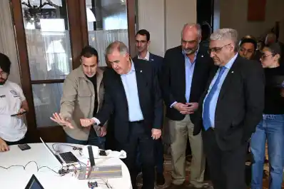 Tras el éxito de la Expocon, Jaldo se reunió con empresarios de la Economía del Conocimiento