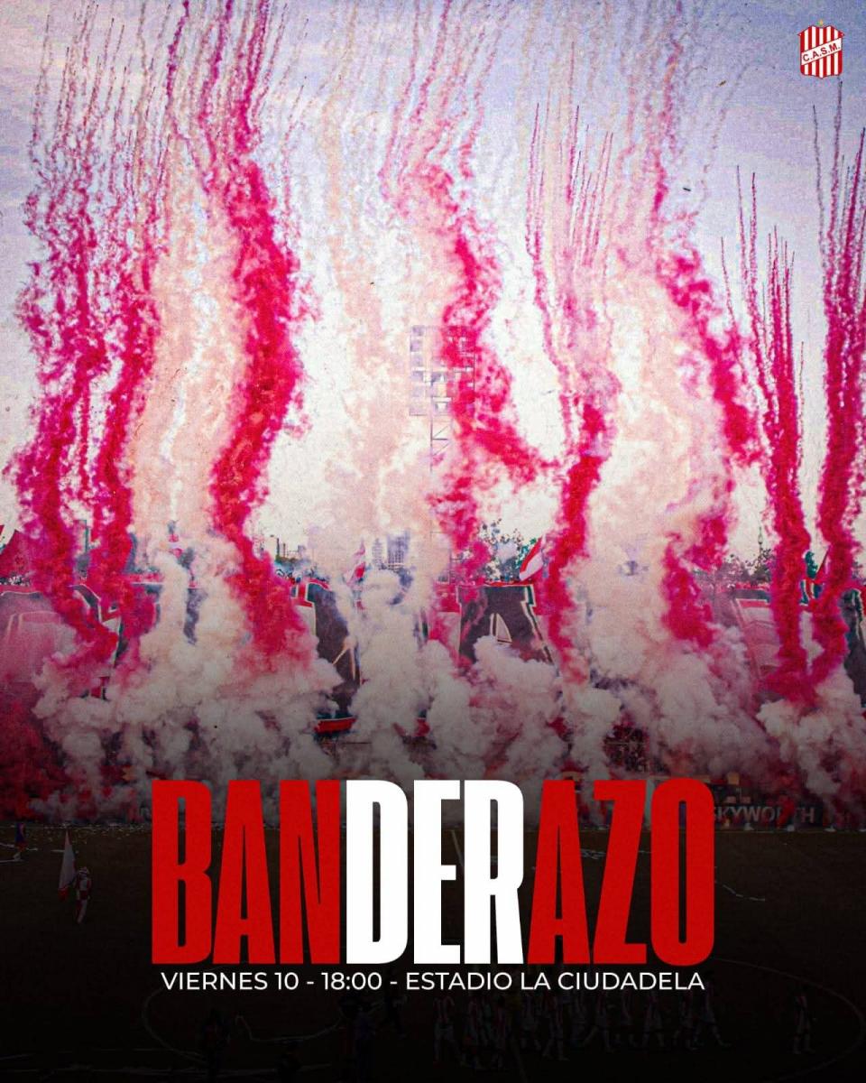 Hinchas de San Martín convocan un banderazo para despedir al equipo antes del duelo con Morón