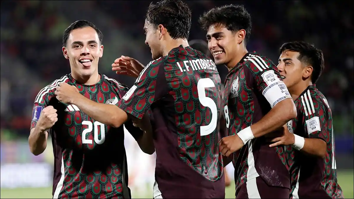 EL FESTEJO DE LA TRI. México goleó a Chile en Valparaíso y se metió entre los ocho mejores del Mundial Sub-20.