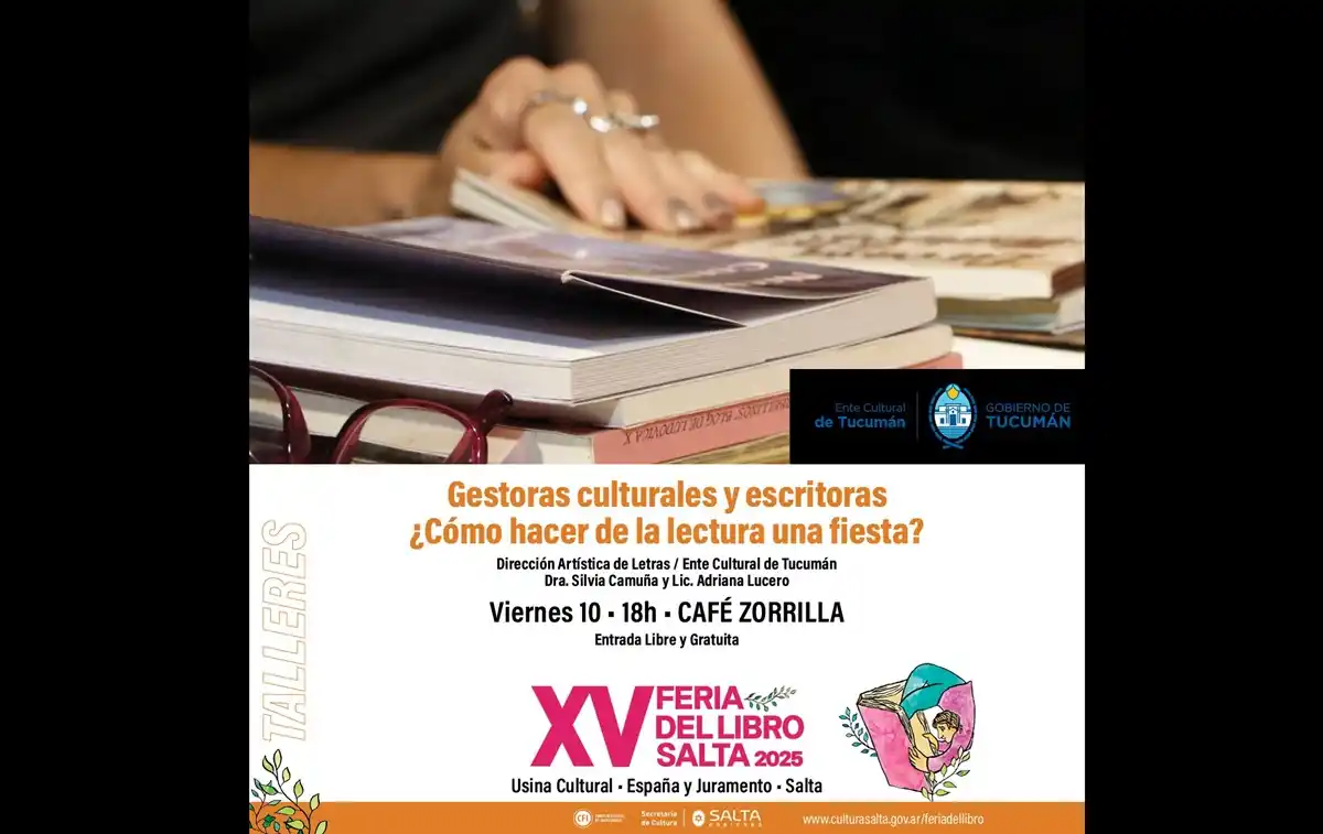 Tucumán dirá presente en la XV Feria del Libro de Salta