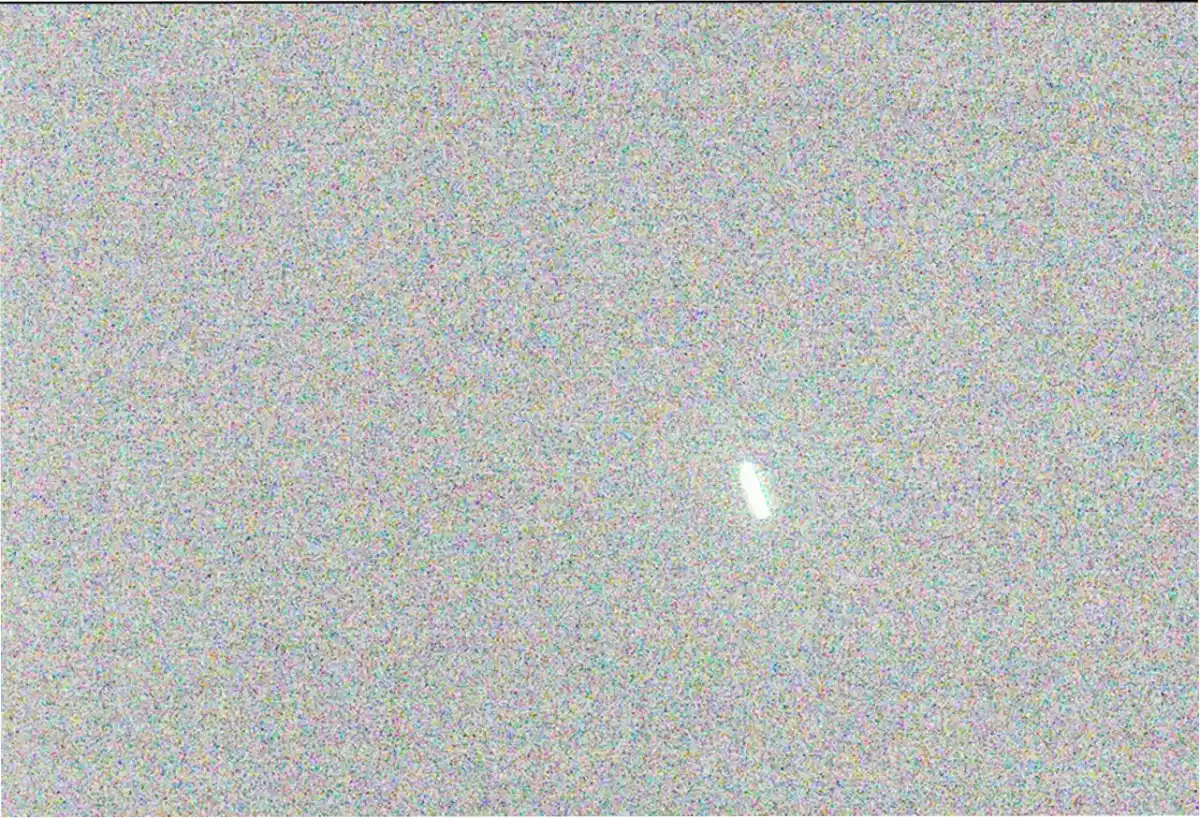 La imagen captada por la Navcam de Perseverance mostró una misteriosa franja luminosa que podría ser el cometa interestelar 3I/ATLAS.