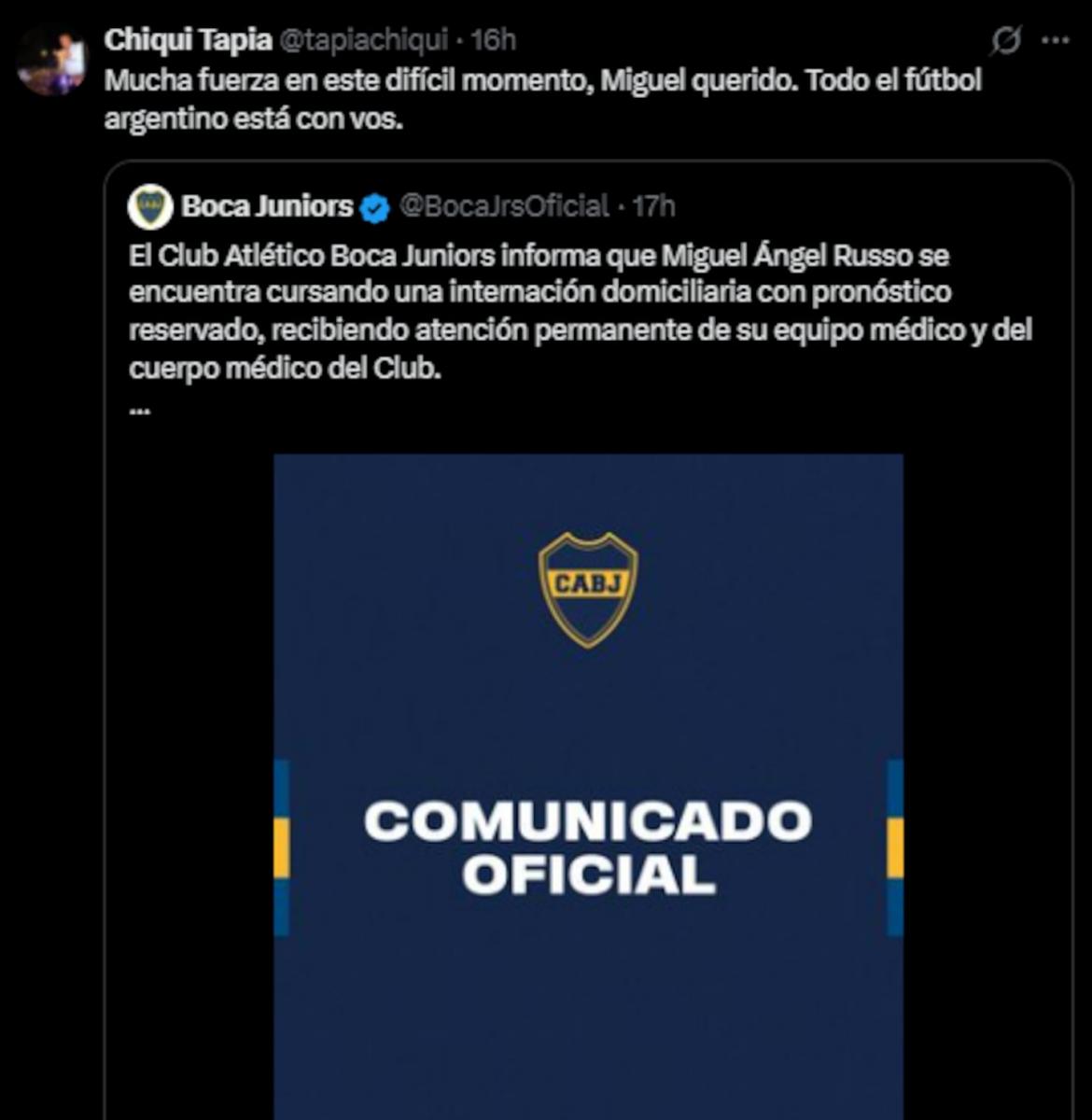 Murió Miguel Ángel Russo, el DT de Boca que luchó los últimos días contra un cuadro delicado de salud