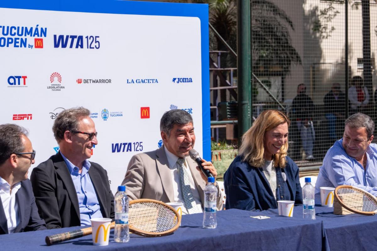“La provincia será el centro del tenis mundial”: así fue el lanzamiento del Tucumán Open WTA 125 en Lawn Tennis