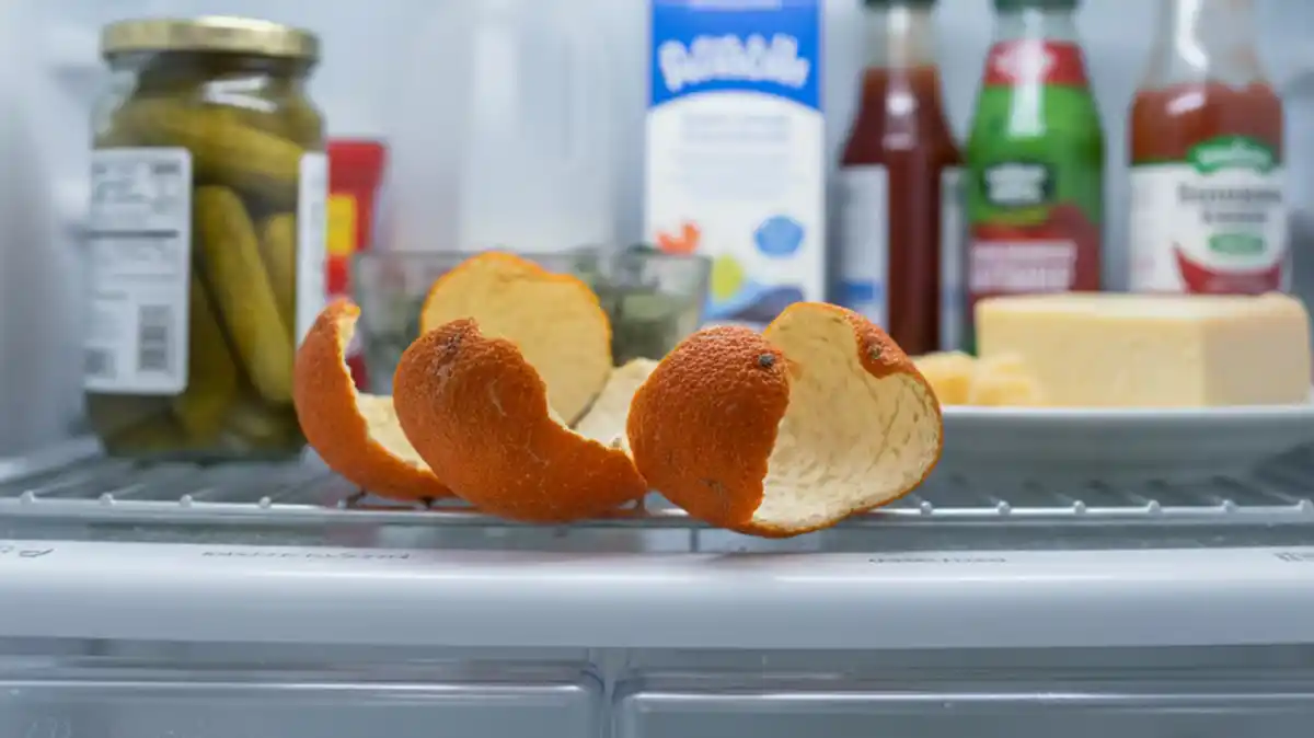 Por qué deberías poner cáscaras de naranja en la heladera