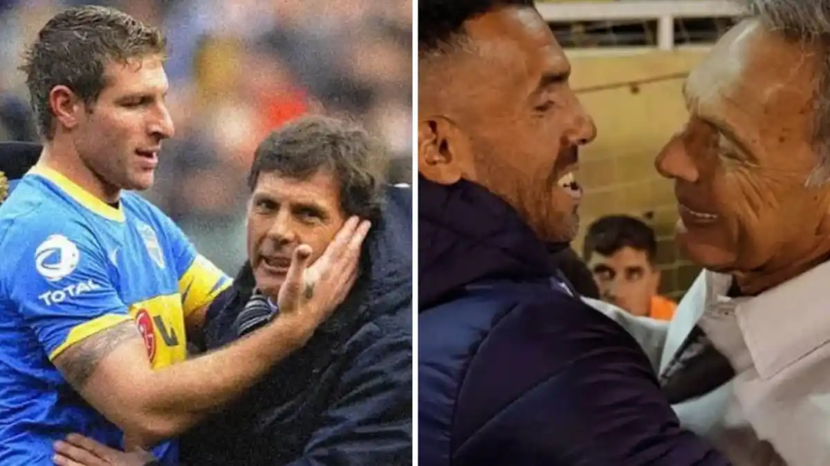 Las emotivas despedidas de los ex Boca Carlos Tévez y Martín Palermo a Miguel Ángel Russo