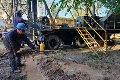 La SAT inició la perforación de un nuevo pozo de agua potable en la Maternidad