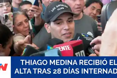 Thiago Medina habló por primera vez tras recibir el alta: “Quiero ver a mis hijas”