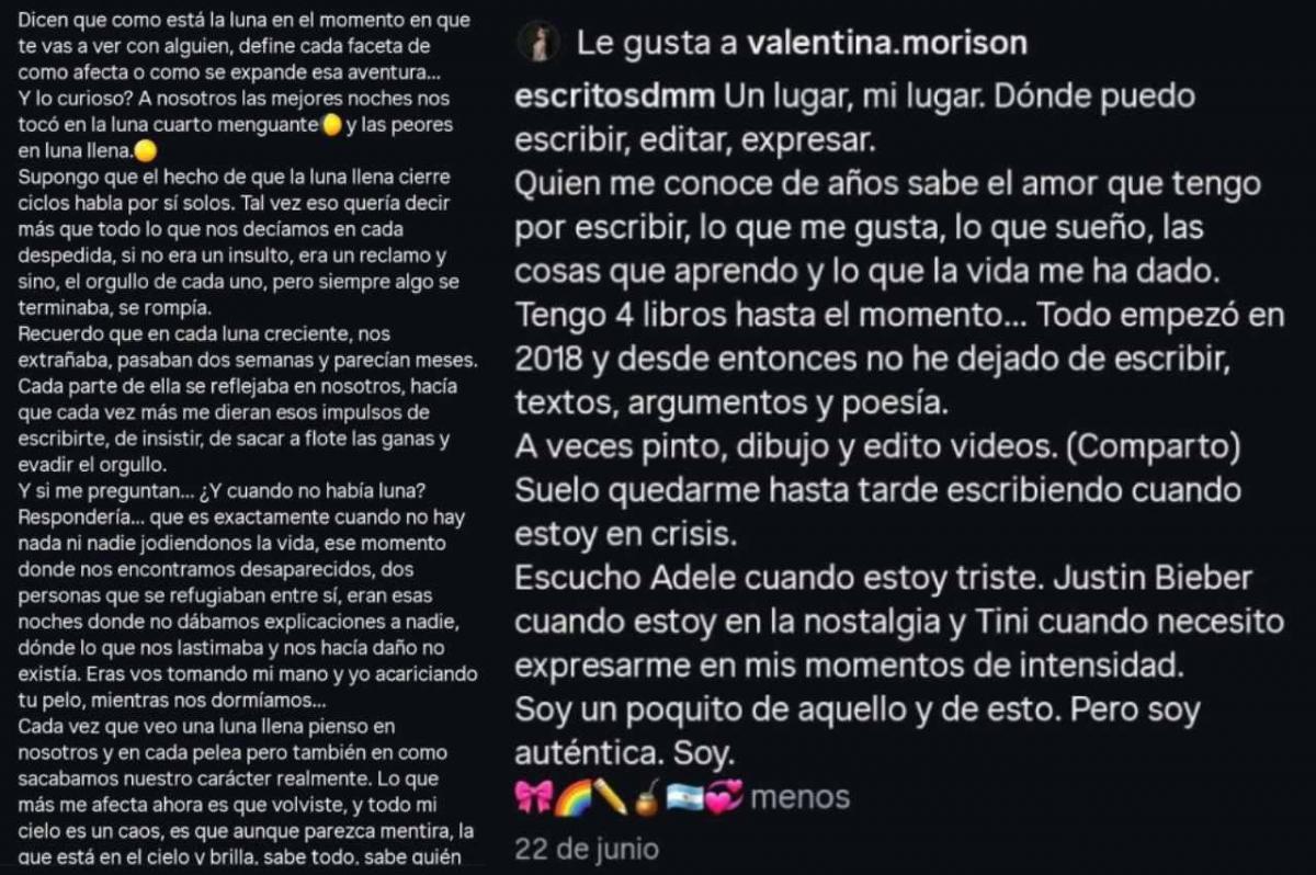 Los mensajes ocultos de Daiana Mendieta: qué revelan sus escritos sobre la relación con el principal sospechoso
