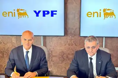 YPF y Eni avanzan con el proyecto millonario de exportación de GNL