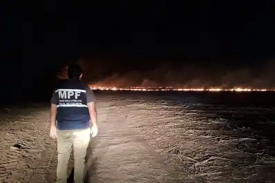 Más de 100 hectáreas arrasadas por un incendio en La Ramada