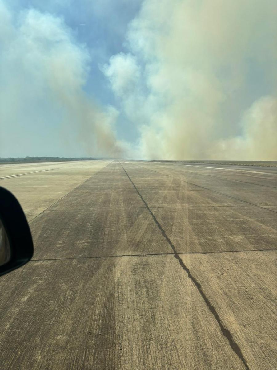El aeropuerto Benjamín Matienzo vuelve a estar operativo, pero los vuelos fueron cancelados