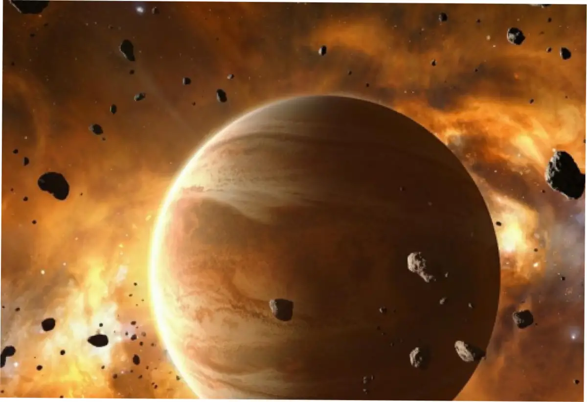 Encontraron una población de asteroides en Venus.