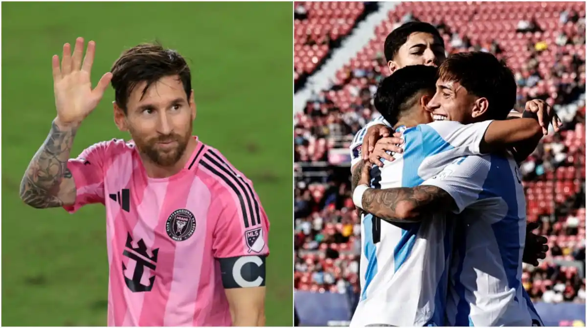 Lionel Messi le mandó un mensaje a la Selección Argentina Sub-20 y felicitó a un jugador en particular