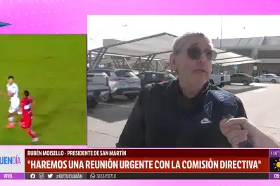 “Vamos a hacer una reunión urgente con la comisión directiva”: Moisello anticipó una asamblea para definir el futuro de San Martín