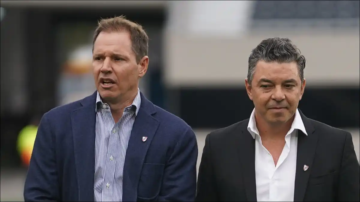 SIN VUELTAS. Jorge Brito rompió el silencio y apuntó a Marcelo Gallardo por el presente futbolístico de River, aunque ratificó su apoyo al entrenador.