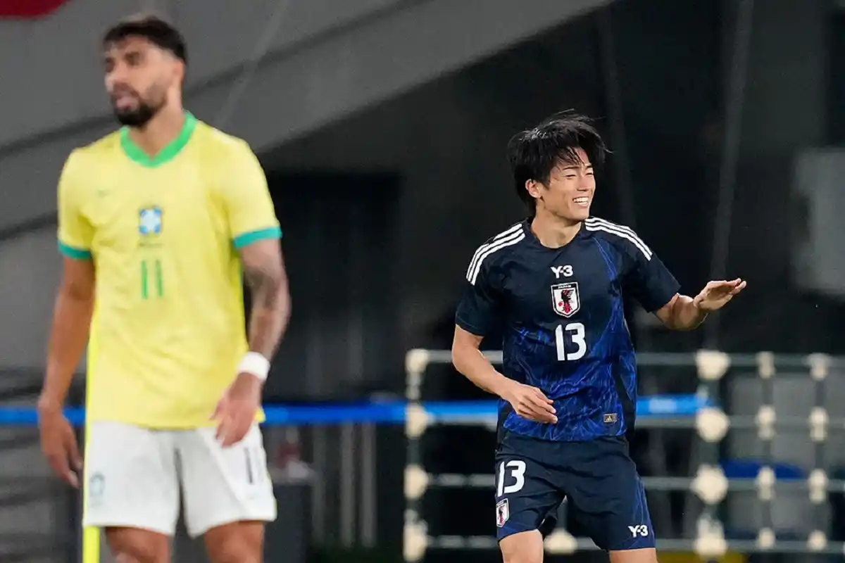 Japón dio el golpe y venció 3-2 a la Selección de Brasil en un amistoso inolvidable