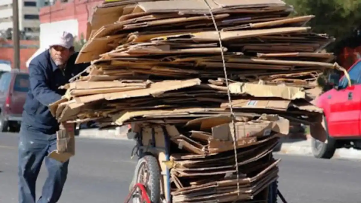 Ser cartonero ya no es rentable: el kilo de cartón cayó un 70%