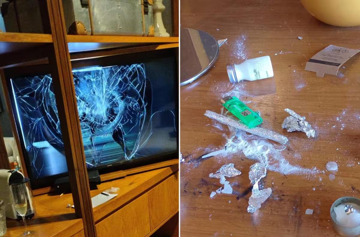 Los restos que se encontraron en la habitación de hotel en la que murió Liam Payne