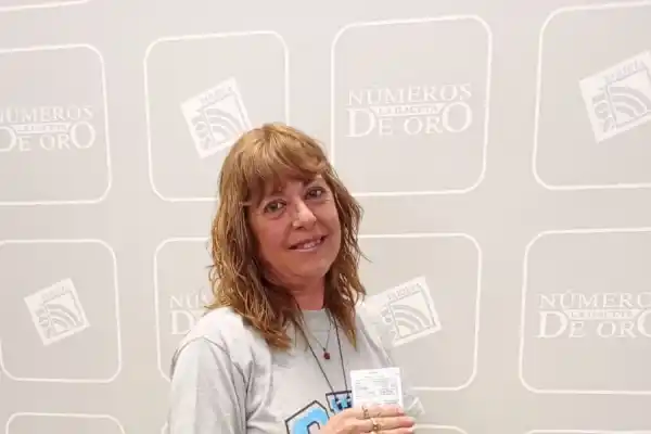 Números de Oro: “Creo que este premio es un regalo de mi madre que está en el cielo”
