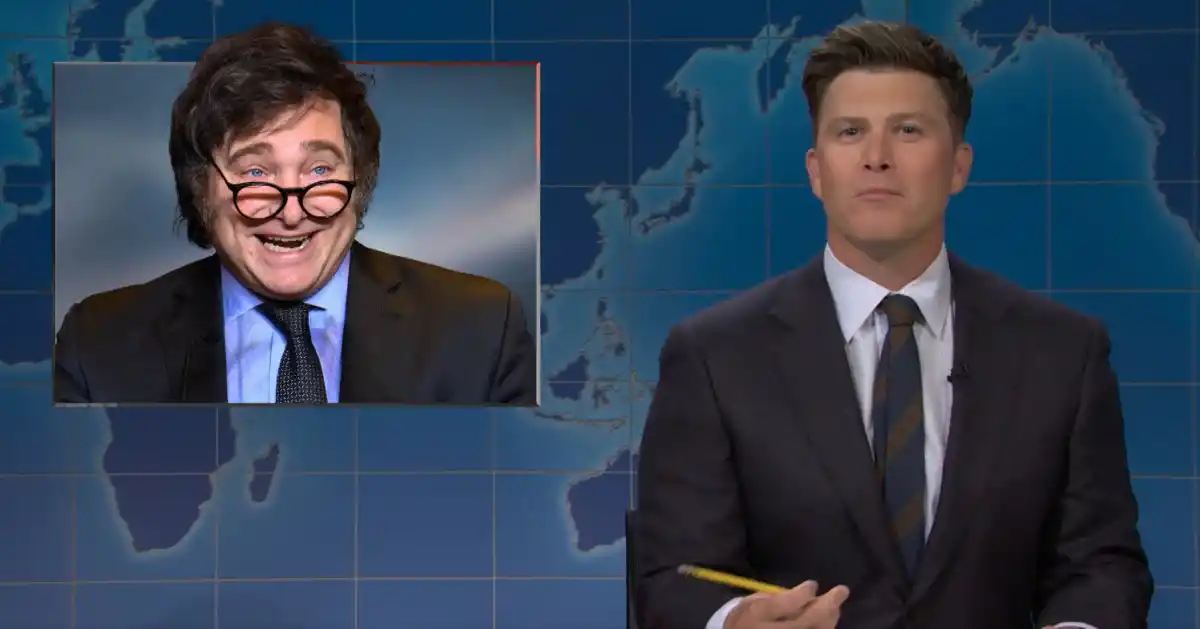 El programa estadounidense habló de Javier Milei. CAPTURA DE VIDEO