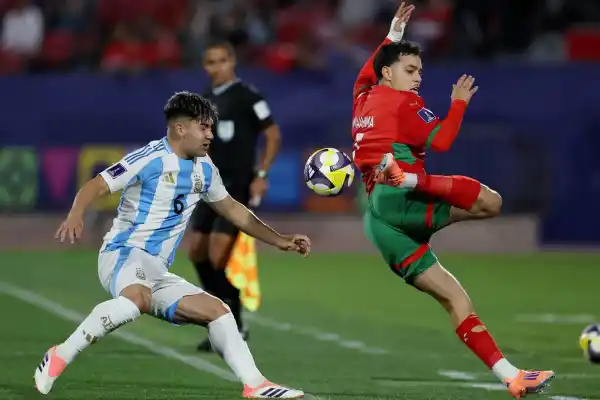 La Selección Sub-20 perdió 2-0 frente a Marruecos