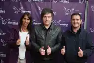 En su paso por Tucumán, Milei se mostró con sus candidatos y elogió a Pelli: “Es un crack”