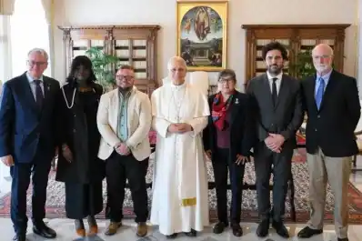Sobrevivientes de abusos del clero se reunieron con el Papa León XIV en el Vaticano