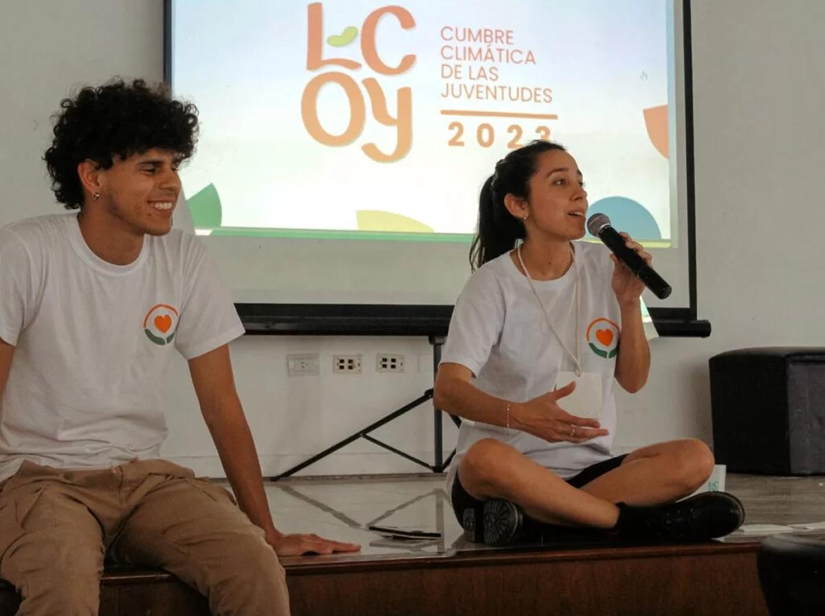 ACTIVISMO AMBIENTAL. En 2023 integró el equipo coordinador de la LCOY Argentina en Tucumán, un encuentro que reunió a más de 300 jóvenes de todo el país durante tres días de intercambio, debate y acción climática. CORTESIA AGUSTINA TARCAYA