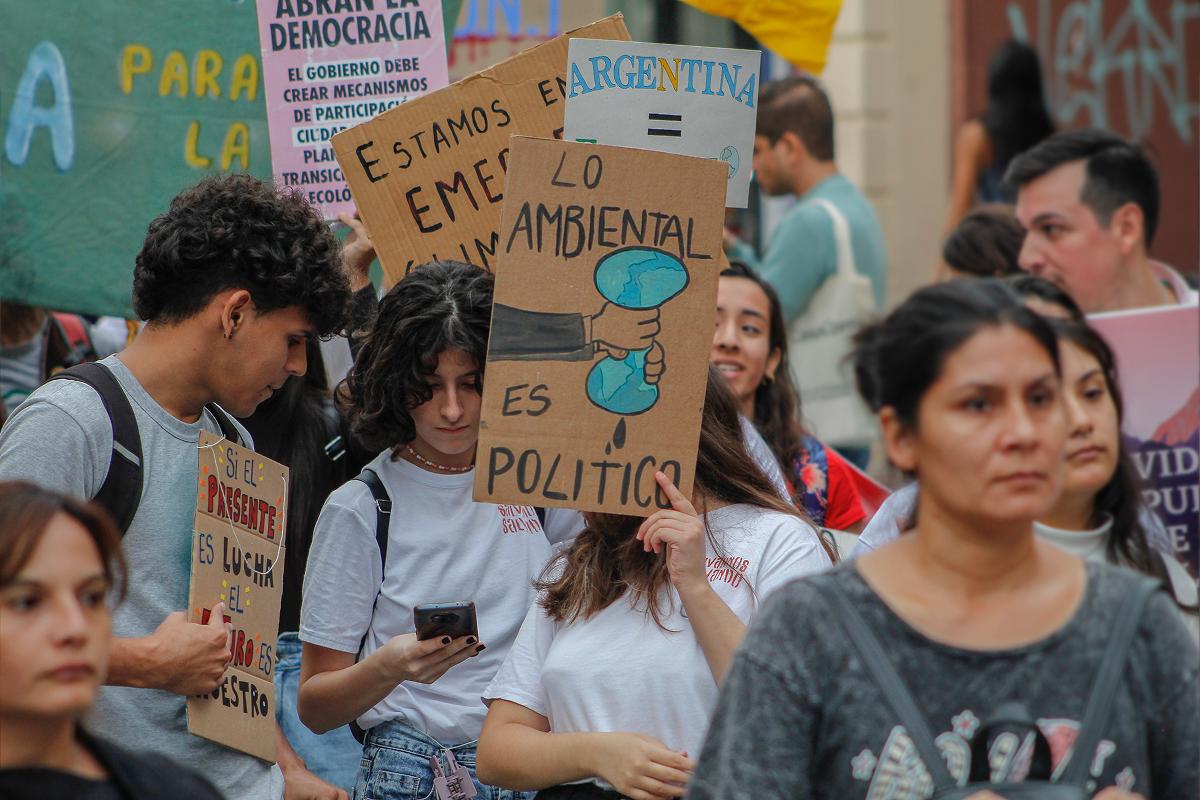 LUCHA AMBIENTAL. Los jóvenes llevarán la voz del sur global a Brasil, donde se definirá el futuro ambiental del planeta. CORTESÍA AGUSTINA TARCAYA